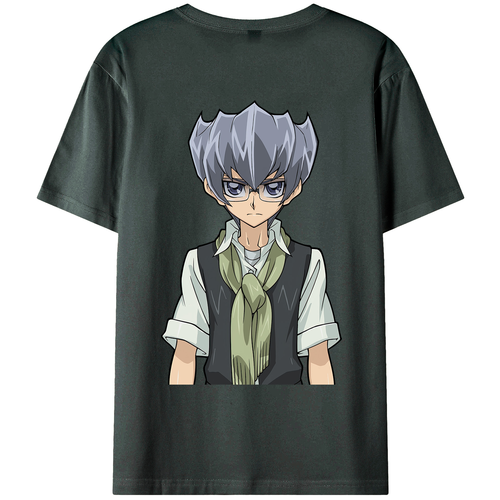 （画像用） 遊☆戯☆王 Yu-Gi-Oh! 綿100％ メンズ半袖Tシャツ（バックプリント） 通気性